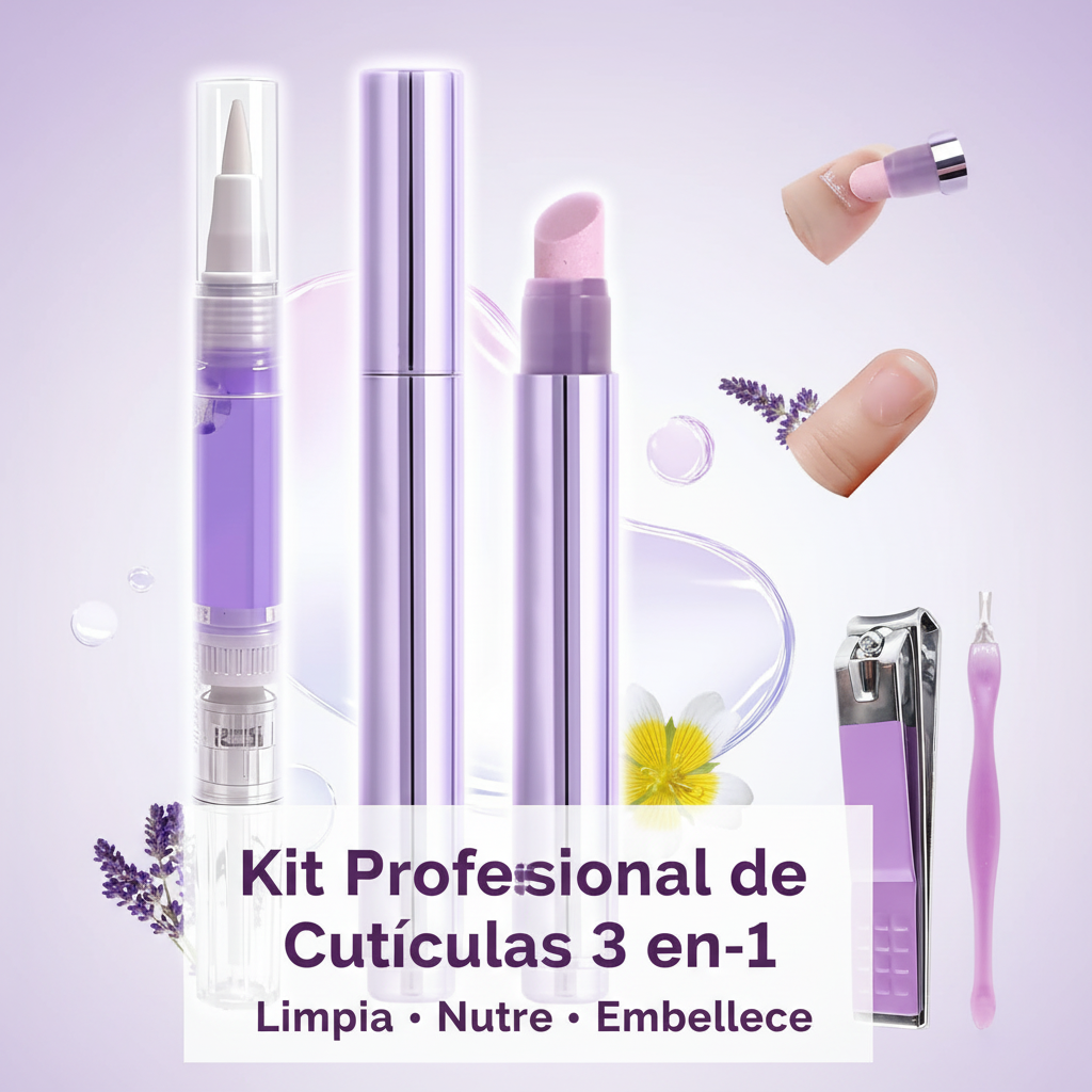 Kit Profesional de Cutículas 3 en 1 - Banner principal