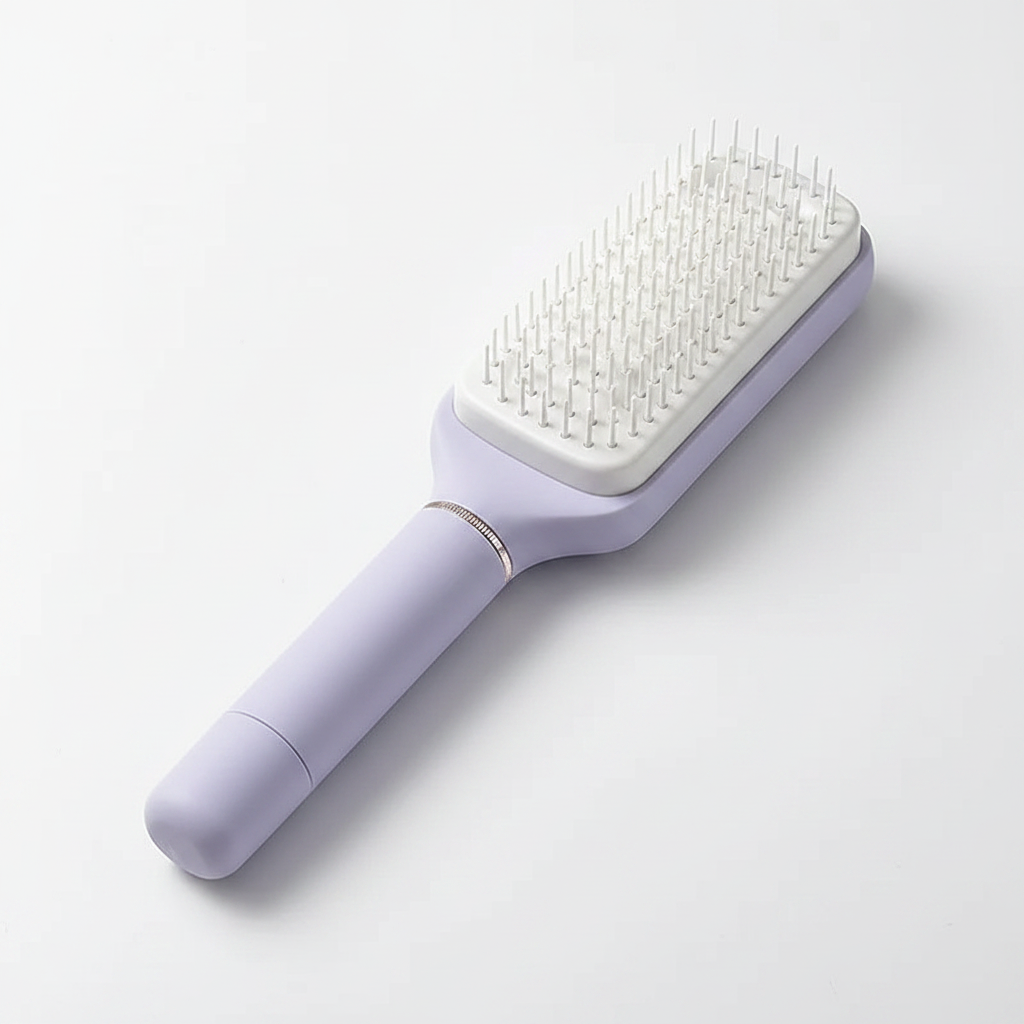 Cepillo masajeador de cabello - Lila